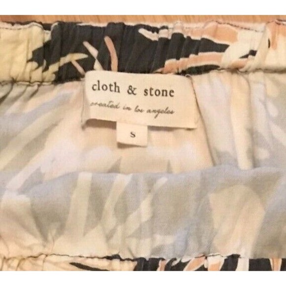 "Anthropologie" Cloth & Stone Strapless Floral Tube Top Dress - Size Small - Picture 3 of 6